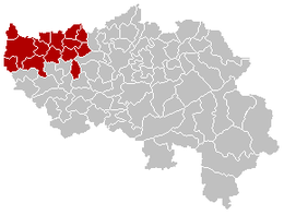 Arrondissement di Waremme – Mappa