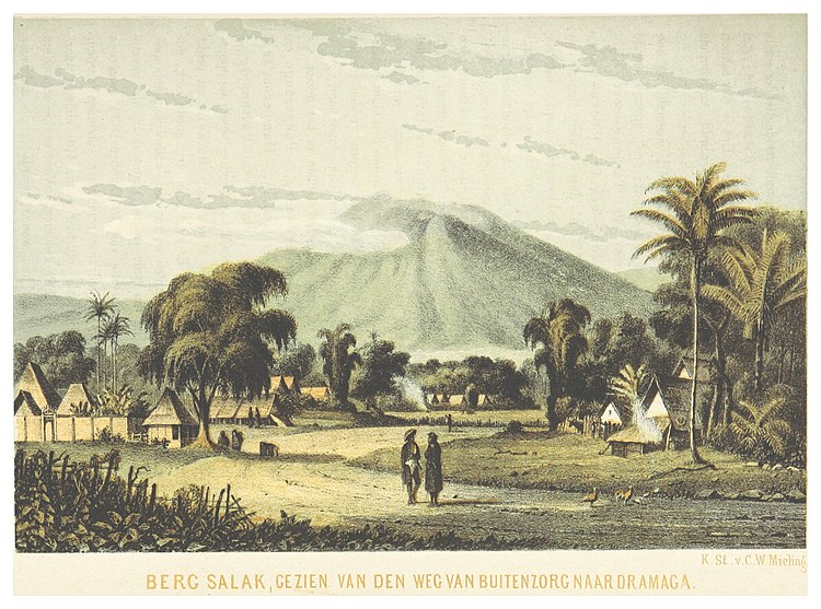 Gunung Salak ditempo ti Dramaga, Bogor