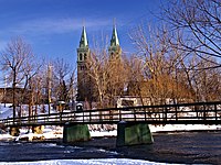 Beauharnois (Québec) - Pont Préville (accès au Parc Saint-Louis)