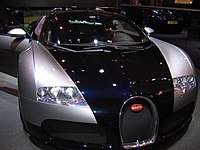 Bugatti Veyron EB16.4 op het Parijse autosalon van 2004