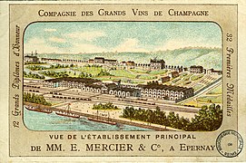 les établissements en bord de Marne, début XXe siècle,