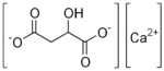 Strukturformel von Calciummalat