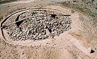 Chemurchek barrow with statue-menhir (Yagshiin khodoo 3), "Bulgan type" mound.[33]
