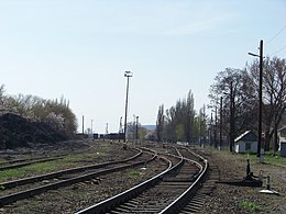 Заїзд на станцію з північного боку