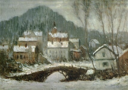 Village de Sandviken, Claude Monet