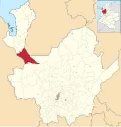 Mutatá – Mappa