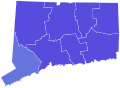 Results for the 2006 Connecticut Attorney General election by county.