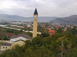 View of Tasovčići with St. John the Baptist Roman Catholic church