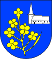 Wappen der Gemeinde Pronstorf mit der Kirche