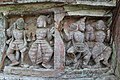 লক্ষ্মীজনার্দন মন্দিরের টেরাকোটা খোদাইচিত্র