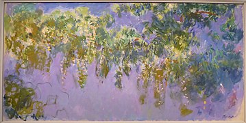 Étude de Glycines, Claude Monet, 1919-1920.