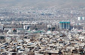 Panoramic view of Dushanbe