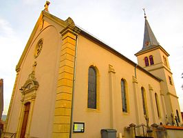 De kerk van Saint-Michel / Sankt Michaël in Inglange / Inglingen