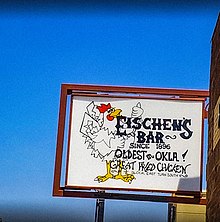 Eishen's Bar - Exterior Signage