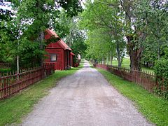 A road at Engelsberg iron works