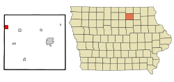 Vị trí trong Quận Floyd, Iowa