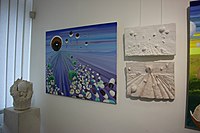 Autorská výstava "Kousek cesty", Galerie 9, Praha 9, 2017