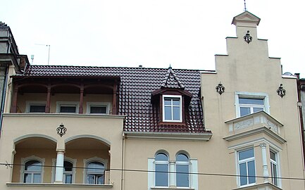 Detail of roof and Gable