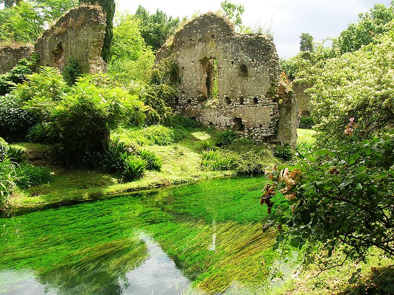 Ruins in the Gardens of Ninfa
