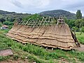 Couverture de la structure en bois