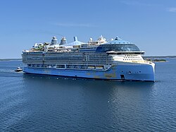 Icon of the Seas na své první testovací plavbě 19. června 2023