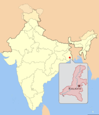 Расположение столичного округа Калькутты
