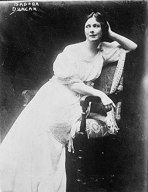 Isadora Duncan, American dancer