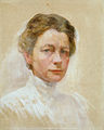 Ivana Kobilca (1861–1926): Autoportrét, kolem roku 1910