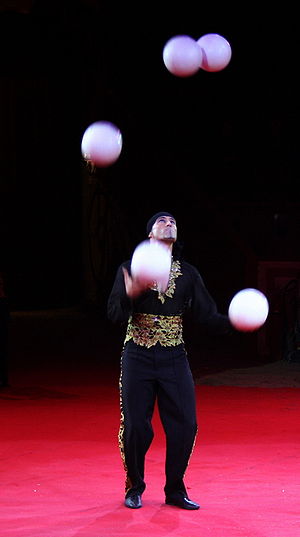 Jongleur Spanien Circus Balls