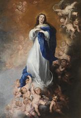 December "Immaculate Conception", Painting by Murillo, circa 1678. December