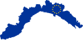 Flag map of Liguria (EU)