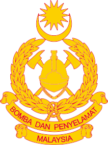 Logo of the Malaysian Fire and Rescue Department.svg