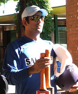 Mahendra Singh Dhoni at Adelaide Oval