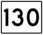 State Route 130 marker