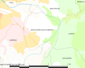 Poziția localității Saint-Didier-sous-Aubenas