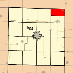 Location in McDonough County