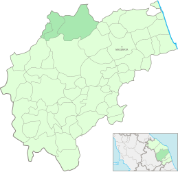Comunità montana del San Vicino – Mappa