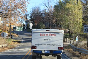 English: Meals on Wheels 'HotShot' delivery ve...