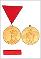 Medalja za hrabrost (Medalja Gavrila Principa, zlatna)