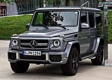 Mercedes-Benz G 63 AMG (W 463, 3. Facelift) – Frontansicht, 7. August 2012, Stuttgart.jpg