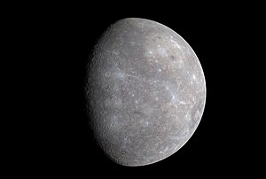 MESSENGER bild av Merkurius