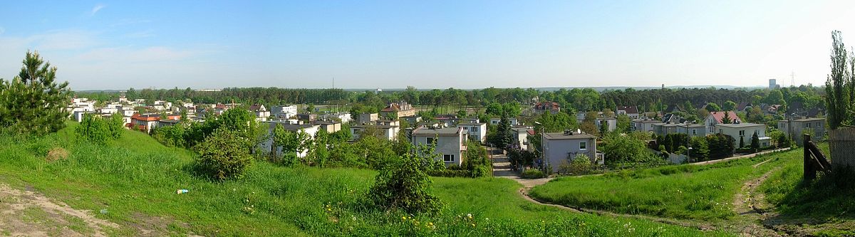 Osiedle Miedzyń – widok z górnego tarasu