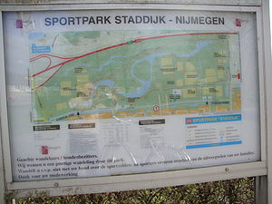 Plattegrond sportpark Staddijk