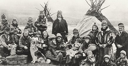 Samët nordik, rreth vitit 1900