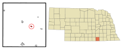 Location of Nora, Nebraska