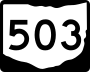 State Route 503 marker