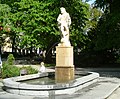 Statuo de Neptuno en la parko Palacký