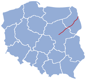 6号線 (ポーランド)の路線図