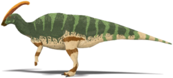 A Parasaurolophus rekonstrukciója