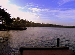 Paravur Lake, Kollam - An evening scene.jpg